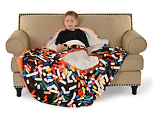 Load image into Gallery viewer, Sprinkle Donut Round Sleeping Bag Blanket 60" Diameter