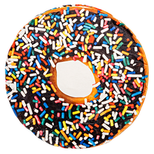 Load image into Gallery viewer, Sprinkle Donut Round Sleeping Bag Blanket 60" Diameter