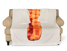 Load image into Gallery viewer, Bacon Strip Wearable Sleeved Arm Blanket
