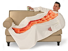 Load image into Gallery viewer, Bacon Strip Wearable Sleeved Arm Blanket