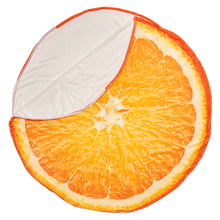 Load image into Gallery viewer, Orange Cut Sleeping Bag Blanket