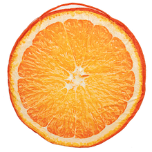 Load image into Gallery viewer, Orange Cut in Half Round Sleeping Bag Blanket 60" Diameter