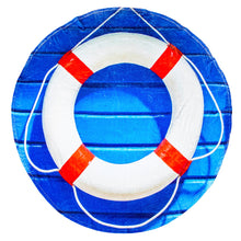 Load image into Gallery viewer, Life Preserver Traditional Round Blanket
