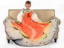 Load image into Gallery viewer, Sushi Wearable Sleeved Round Arm Blanket 68" Diameter
