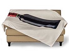 Load image into Gallery viewer, Red Wine Bottle Traditional Rectangle Blanket 70"x 50"