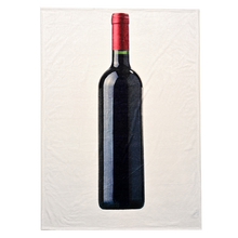Load image into Gallery viewer, Red Wine Bottle Traditional Rectangle Blanket