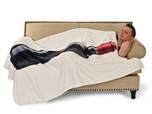 Load image into Gallery viewer, Red Wine Bottle Traditional Rectangle Blanket 70"x 50"