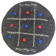 Load image into Gallery viewer, Tic Tac Toe Round Game Blanket