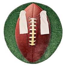 Load image into Gallery viewer, Football Wearable Sleeved Round Arm Blanket 68" Diameter
