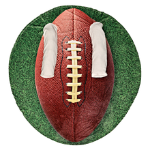 Load image into Gallery viewer, Football Wearable Sleeved Round Arm Blanket