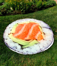 Load image into Gallery viewer, Sushi Traditional Round Blanket 68" Diameter