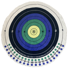 Load image into Gallery viewer, Bean Bag Toss Target Round Game Blanket 68"