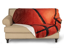 Load image into Gallery viewer, Basketball Traditional Round Blanket