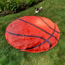 Load image into Gallery viewer, Basketball Traditional Round Blanket
