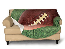 Load image into Gallery viewer, Football Traditional Round Blanket