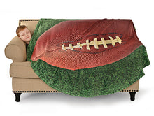 Load image into Gallery viewer, Football Traditional Round Blanket