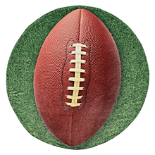 Load image into Gallery viewer, Football Traditional Round Blanket