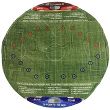 Load image into Gallery viewer, Soccer Round Game Blanket 68"