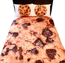 Load image into Gallery viewer, Chocolate Chip Cookie Kids Full Bed Set With Round Comforter