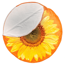 Load image into Gallery viewer, Sunflower Round Sleeping Bag Blanket