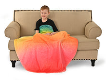 Load image into Gallery viewer, Rainbow Easter Egg Shaped Blanket 60" x 44"