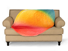 Load image into Gallery viewer, Rainbow Easter Egg Shaped Blanket 60" x 44"