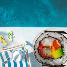 Load image into Gallery viewer, Sushi W/ Chopstick Towel