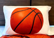 Load image into Gallery viewer, Basketball 5 PC Kids Full Bed Set With Round Comforter