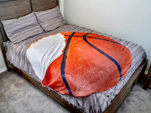 Load image into Gallery viewer, Basketball Traditional Round Blanket