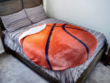 Load image into Gallery viewer, Basketball Traditional Round Blanket