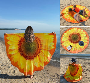 Sunflower Beach Towel