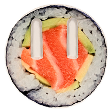Load image into Gallery viewer, Sushi Wearable Sleeved Round Arm Blanket
