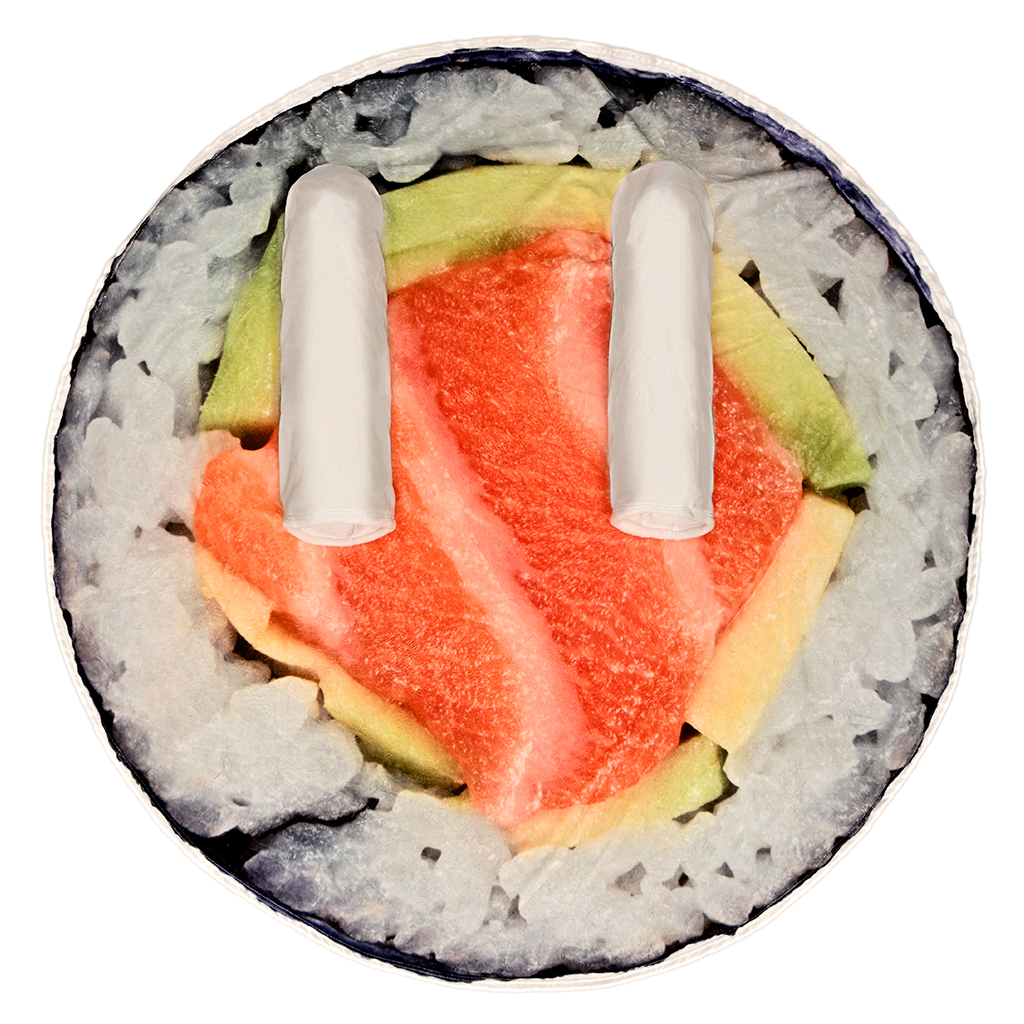 Sushi Wearable Sleeved Round Arm Blanket