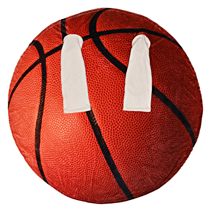 Basketball Wearable Sleeved Round Arm Blanket