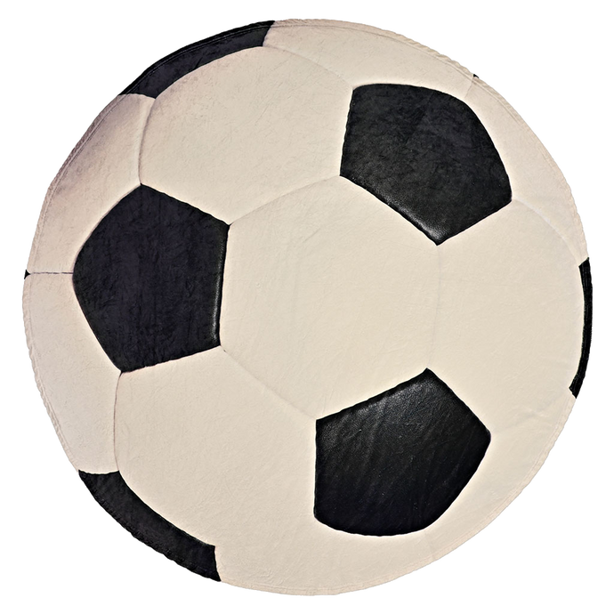 Soccer Ball Traditional Round Blanket