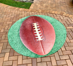 Football Traditional Round Blanket