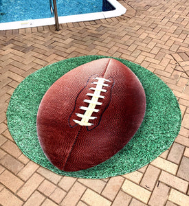 Football Traditional Round Blanket