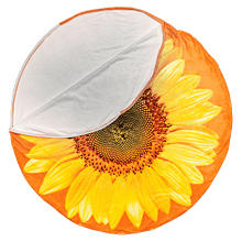 Load image into Gallery viewer, Sunflower Round Sleeping Bag Blanket
