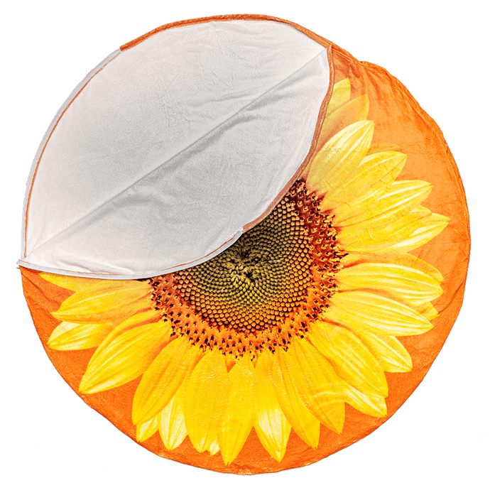Sunflower Round Sleeping Bag Blanket