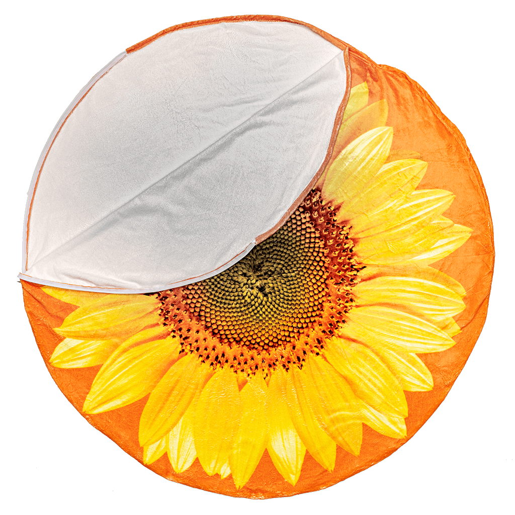 Sunflower Round Sleeping Bag Blanket