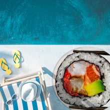 Load image into Gallery viewer, Sushi W/ Chopstick Towel
