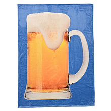 Load image into Gallery viewer, Beer Mug Traditional Rectangle Blanket
