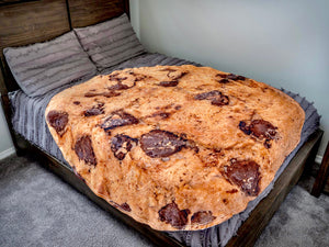 Chocolate Chip Cookie Traditional Round Blanket