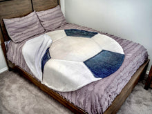 Load image into Gallery viewer, Soccer Round Sleeping Bag Blanket 60&quot; Diameter

