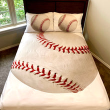 Load image into Gallery viewer, Baseball 5 PC Kids Full Bed Set
