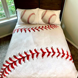 Baseball 5 PC Kids Full Bed Set