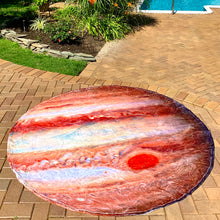Load image into Gallery viewer, Jupiter Traditional Round Blanket 68&quot; Diameter
