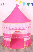 Load image into Gallery viewer, Portable Round Castle Play Tent - Princess Pink
